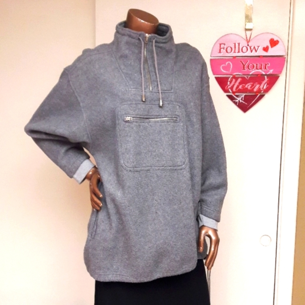 Arizona Jean Co. Fleece Pullover Jacket